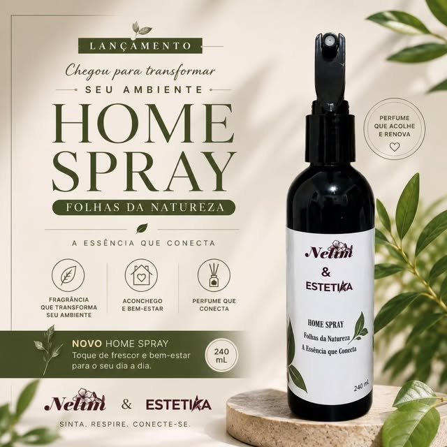 Home Spray Folhas da Natureza